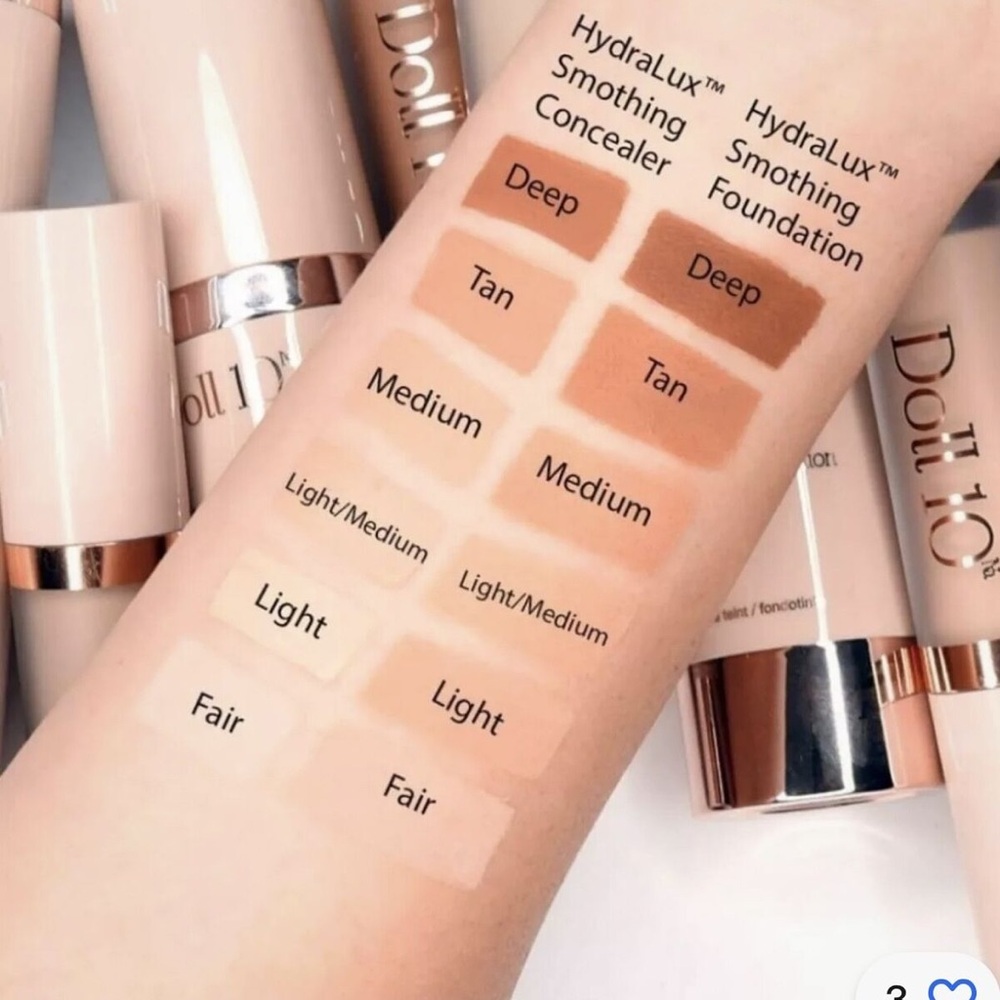 Doll 10 Smoothing Foundation SHADE DEEP - Picture 7 of 9